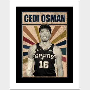 San Antonio Spurs Cedi Osman Posters and Art